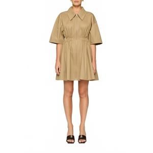 NEW CLEA evander mini dress in toffee